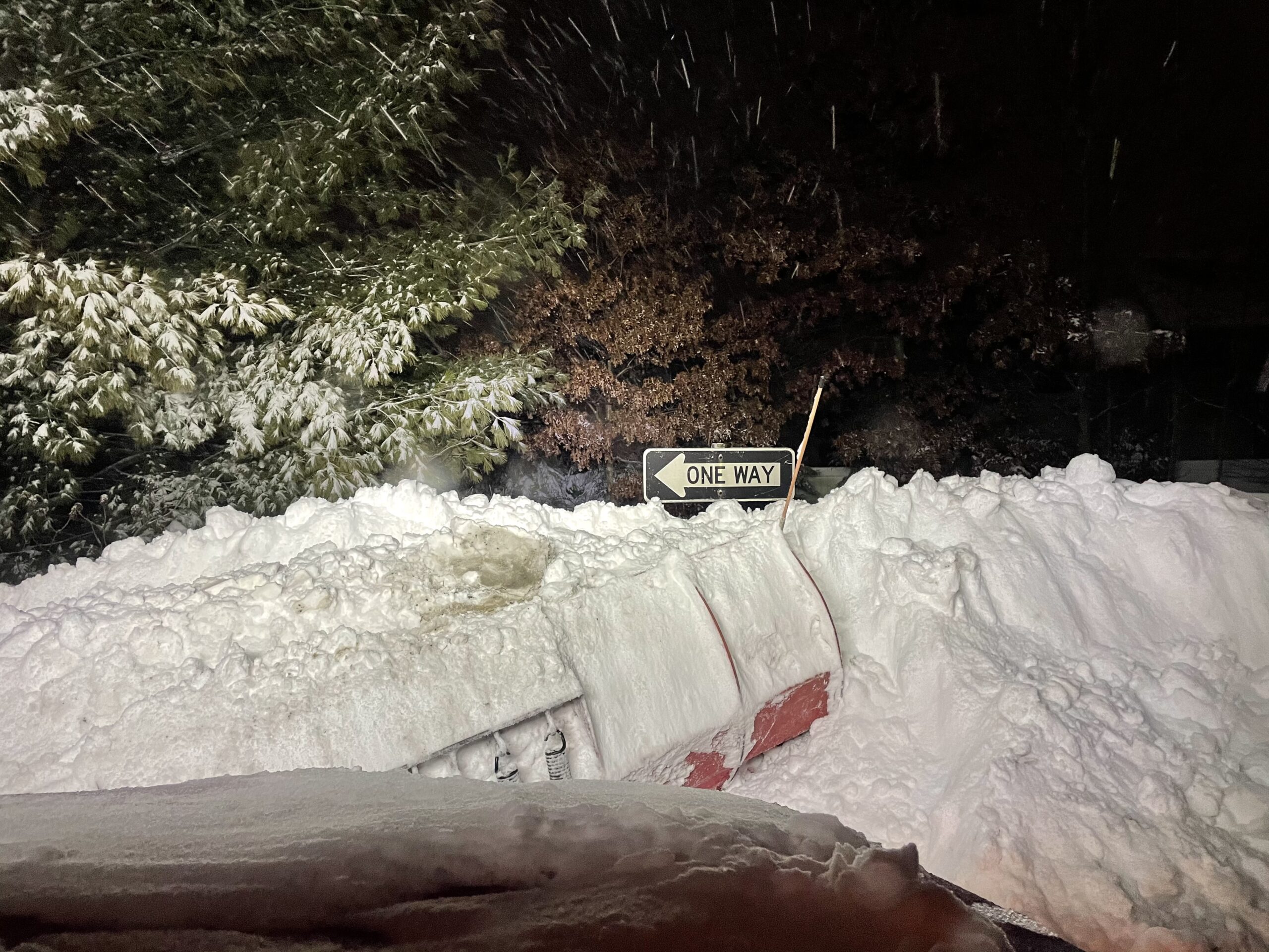 snow_removal_central_jersey_one_way_sign_parking_lot
